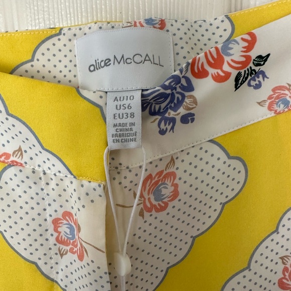 Alice McCall Wide Leg Highwaist Pants Size 6 - Picture 2 of 5